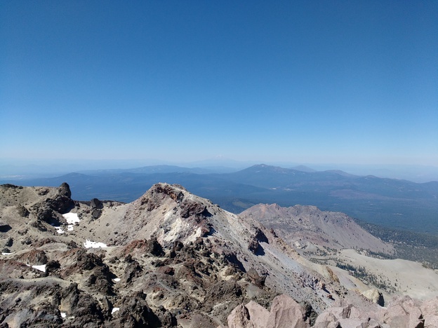 The view from Lassen Peak