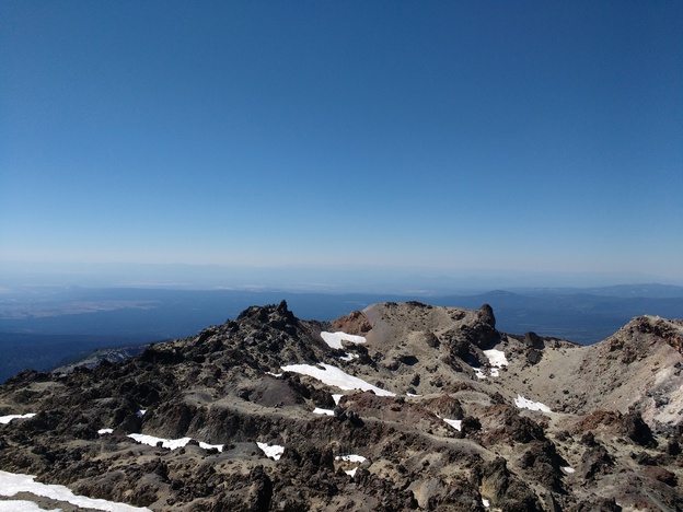 The view from Lassen Peak