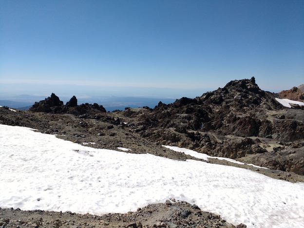 The view from Lassen Peak